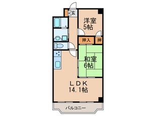 サンパレス名駅の物件間取画像